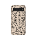 Coque Google Pixel 8 motif coquillage et fleurs sauvages