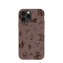 Coque Wild Frontier marron chocolat pour iPhone 11 Pro