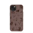 Coque Wild Frontier marron chocolat pour iPhone 13