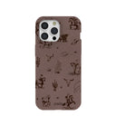 Coque Wild Frontier marron chocolat pour iPhone 15 Pro Max