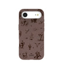 Coque iPhone Air Wild Frontier marron chocolat