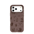Chocolate Brown Wild Frontier iPhone 17 Pro Max Case