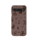 Coque Wild Frontier marron chocolat pour Google Pixel 8a