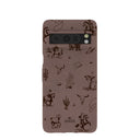 Coque Wild Frontier marron chocolat pour Google Pixel 8 Pro