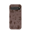 Coque Wild Frontier marron chocolat pour Google Pixel 9 Pro XL