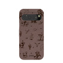 Coque Wild Frontier marron chocolat pour Google Pixel 9/9 Pro