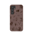 Coque Wild Frontier marron chocolat pour Samsung Galaxy S24