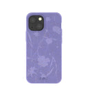 Lavender Wildflower Stitching iPhone 13 Mini Case