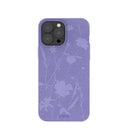 Lavender Wildflower Stitching iPhone 13 Pro Max Case