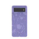 Coque Google Pixel 6 à motif de fleurs sauvages lavande