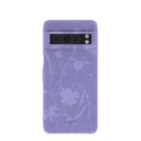 Coque Google Pixel 8 Pro à motif de fleurs sauvages lavande