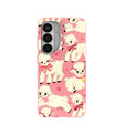Coque Samsung Galaxy S26 en laine rose bonbon « You Be Mine »