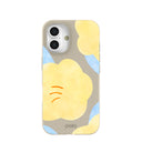 Coque iPhone 16 London Fog Fleurs Jaunes