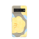 Coque Google Pixel 8 à fleurs jaunes et brouillard londonien