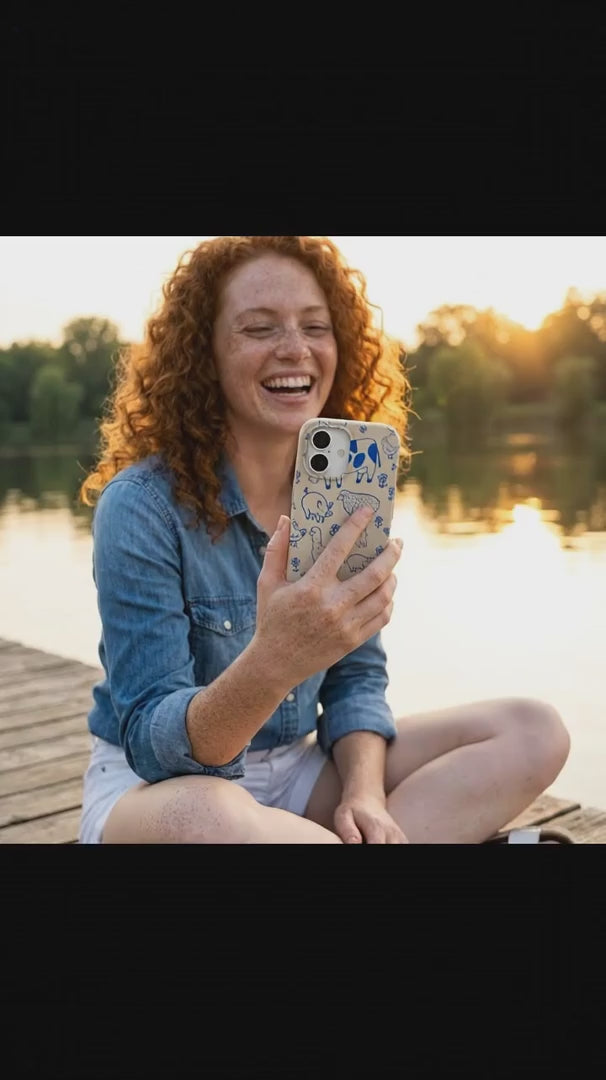 London Fog Happy Farmyard iPhone 15 Case - Product video demonstration