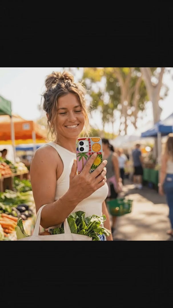 Seashell Hello Sunshine iPhone 17 Pro Case - Product video demonstration