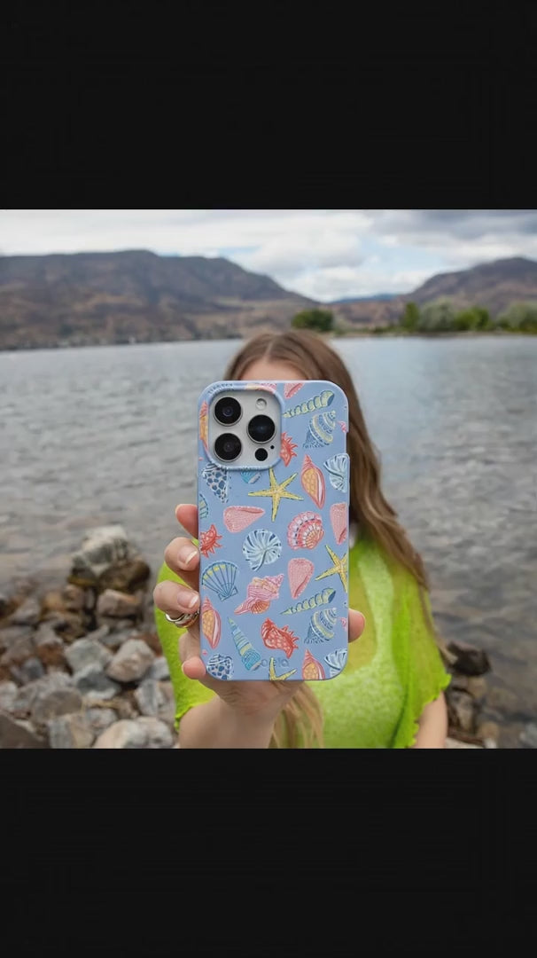 Powder Blue Mermaid Finds iPhone 16 Pro Case - Product video demonstration