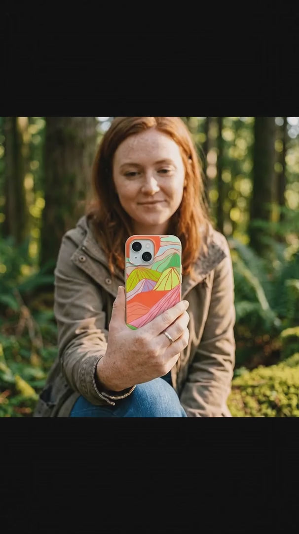 Seashell Chromatic Peaks iPhone 16 Pro Case - Product video demonstration
