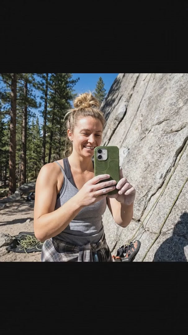 Forest Floor Time Etched iPhone 15 Case - Product video demonstration