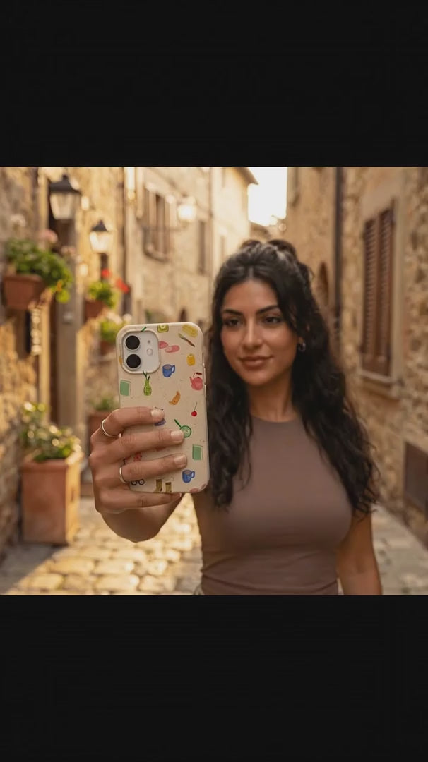 Seashell Slow Mornings iPhone 15 Case - Product video demonstration