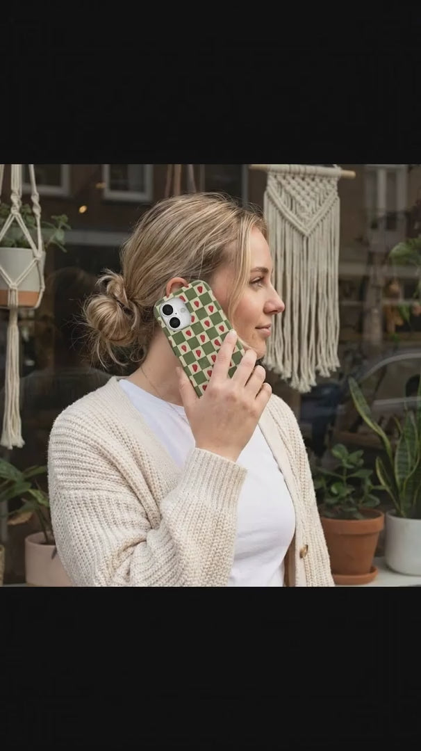 Forest Floor Strawberry Field iPhone 16 Pro Max Case - Product video demonstration