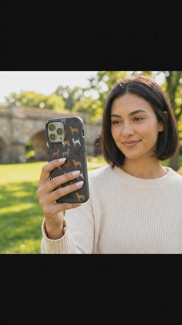 Black Beagle Buds iPhone 16 Case - Product video demonstration