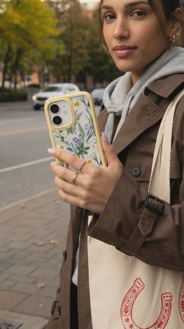 Clear Daffodil Bouquet iPhone Air Case With Sunbeam Ridge (MagSafe included)