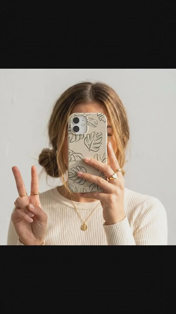 London Fog Leaf Lines iPhone 16 Pro Case - Product video demonstration