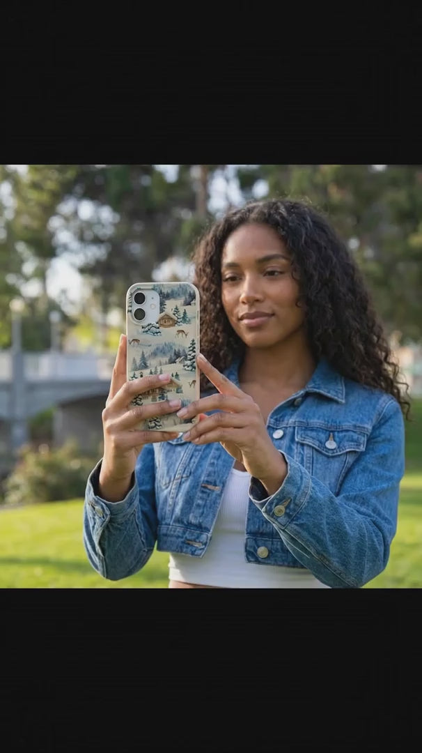 London Fog Whitetail Winter iPhone 16 Case - Product video demonstration