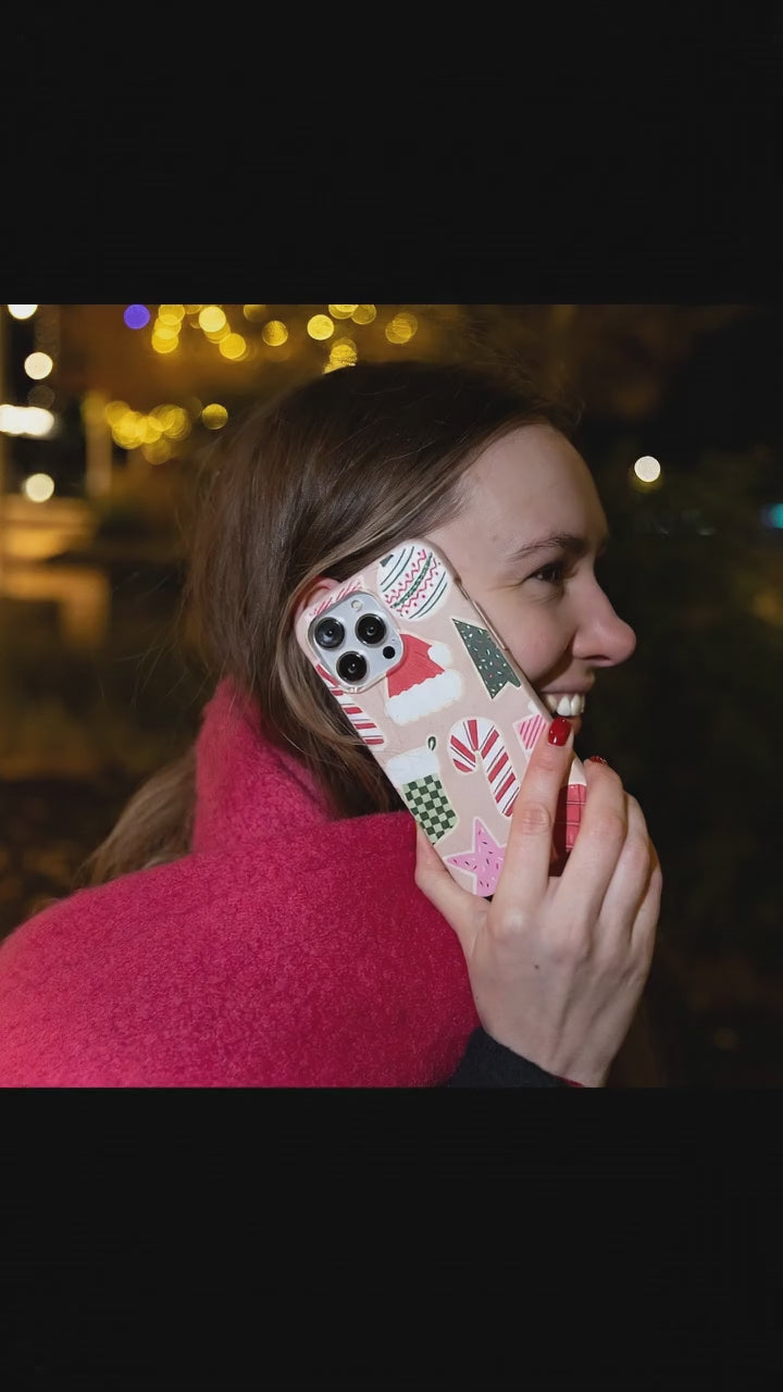 Seashell Festive Cookies iPhone 17 Case - Product video demonstration