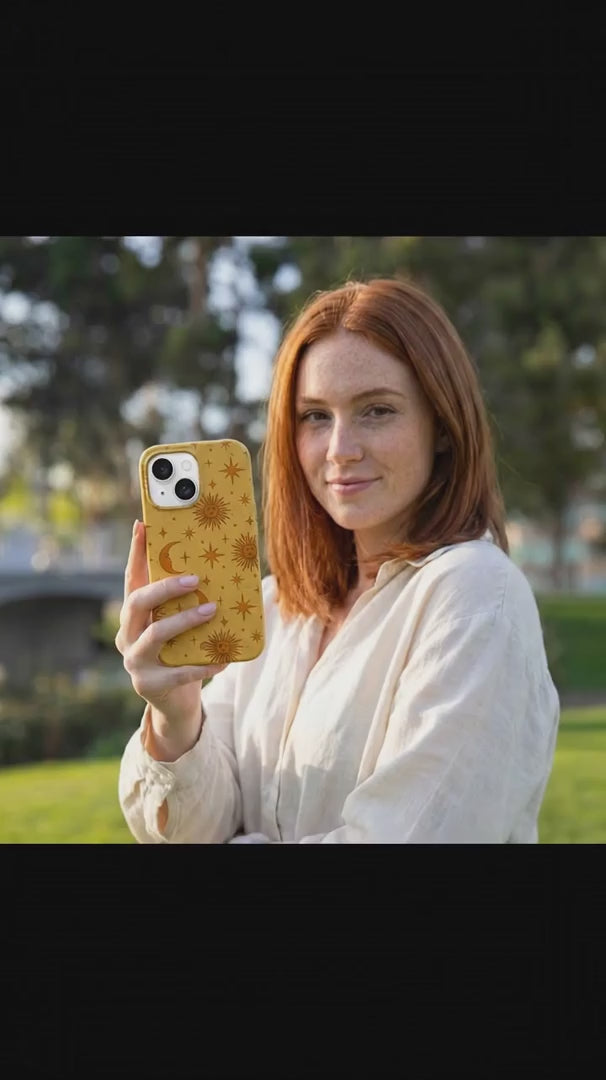 Honey Sun and Moon iPhone 16 Case - Product video demonstration
