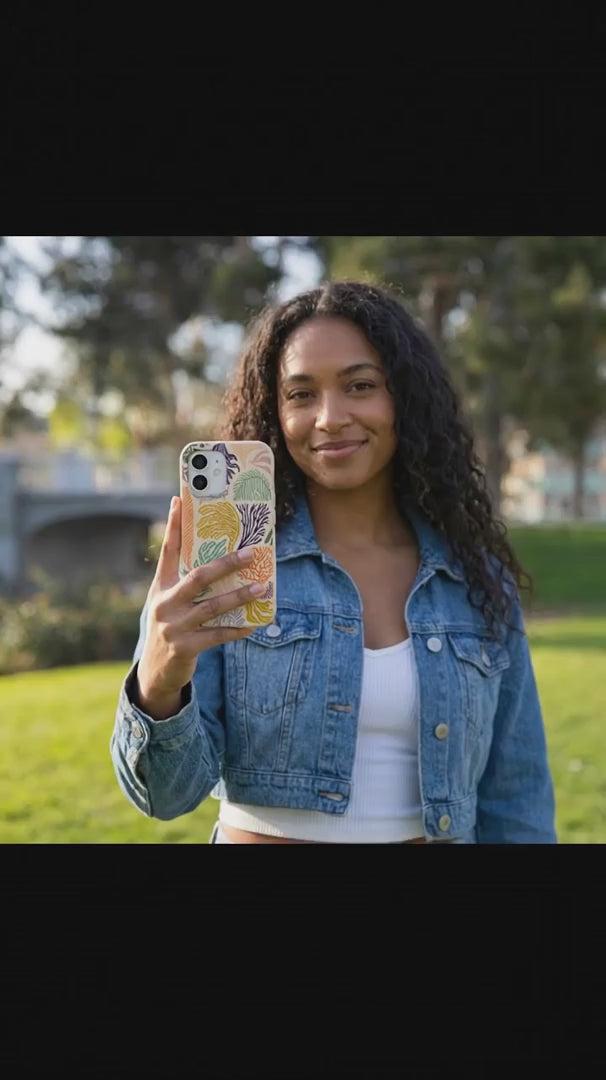 Seashell Coral Dreams iPhone 17 Pro Case - Product video demonstration