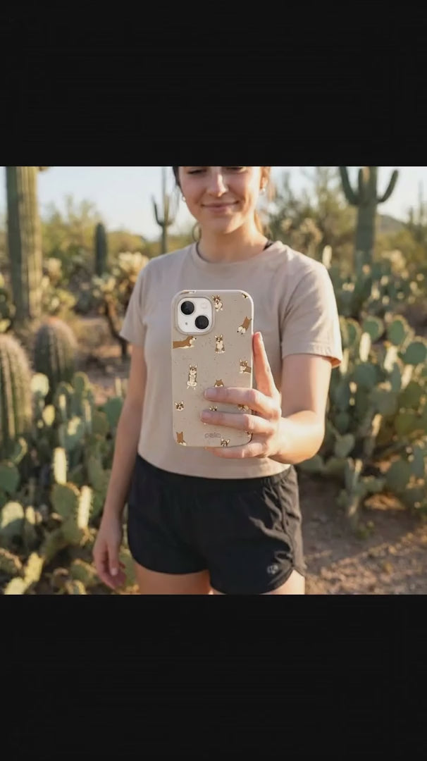 Seashell Corgi Cuties iPhone 16 Pro Case - Product video demonstration