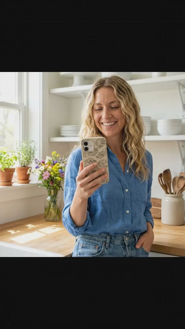 London Fog Charcuterie Boards iPhone 17 Pro Case - Product video demonstration