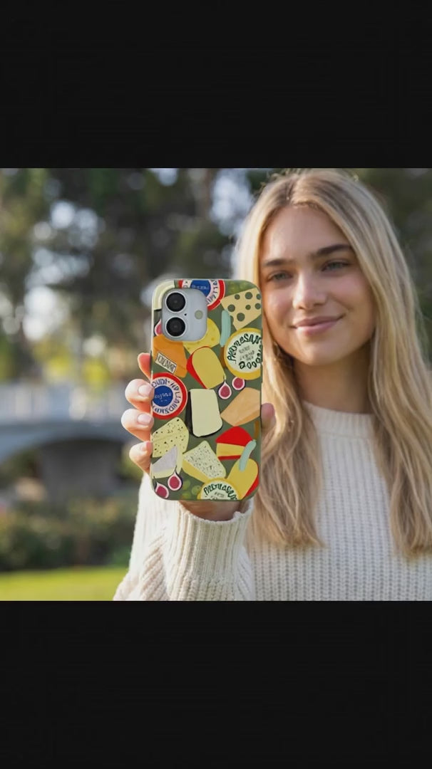 Forest Floor Cheese Spread iPhone 16 Pro Case - Product video demonstration