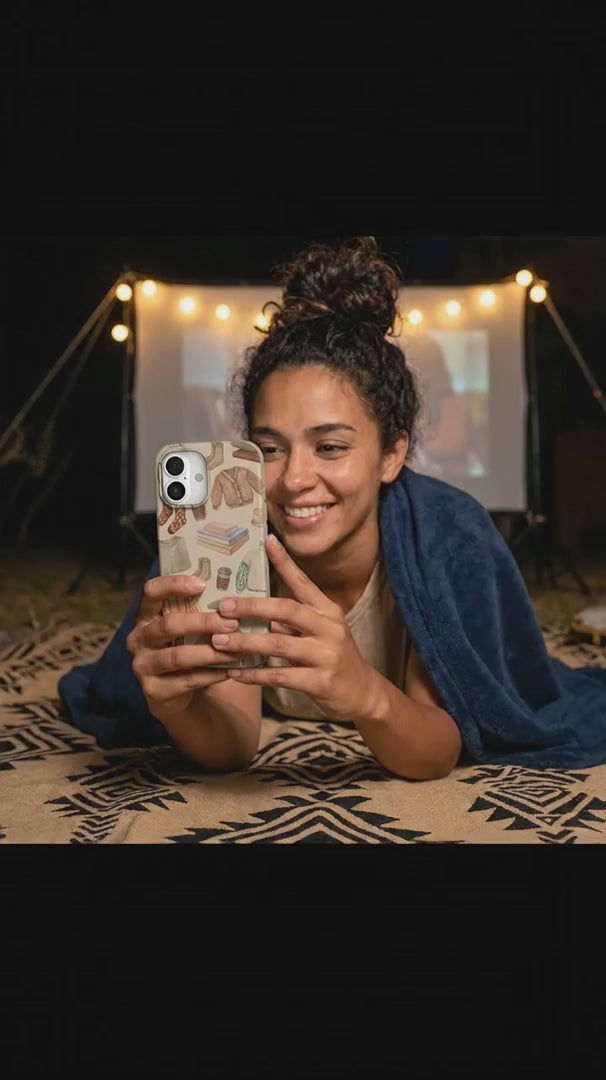 Seashell Cozy Mornings iPhone 16 Pro Max Case - Product video demonstration