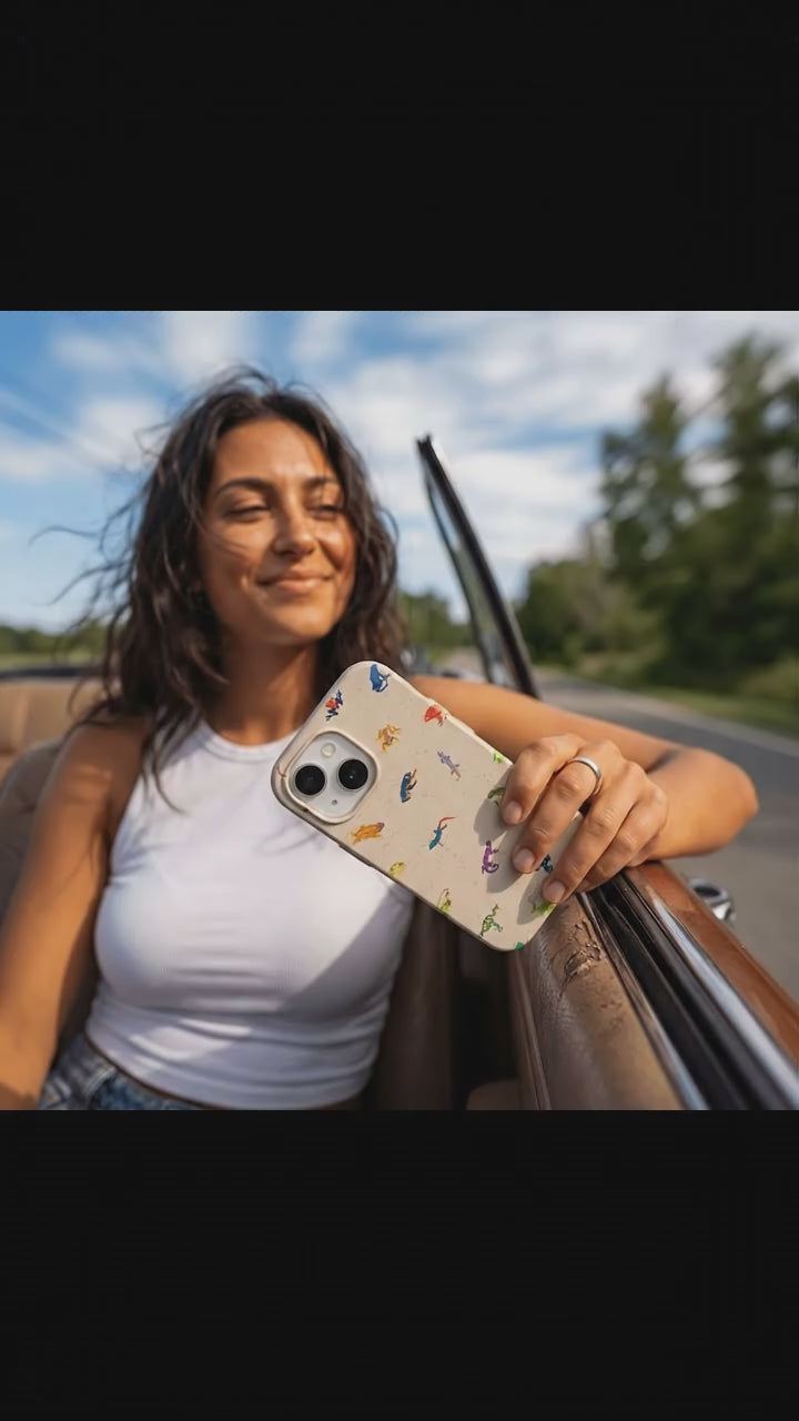 Seashell Tiny Amphibians iPhone 17 Case - Product video demonstration