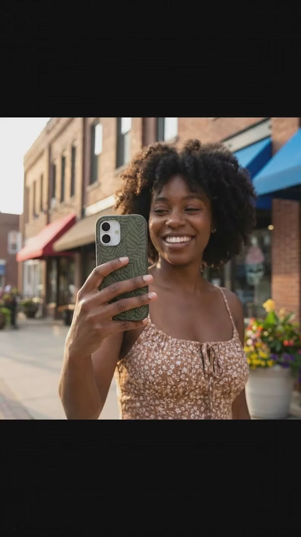 Black Fern Dreams iPhone 17 Pro Case - Product video demonstration