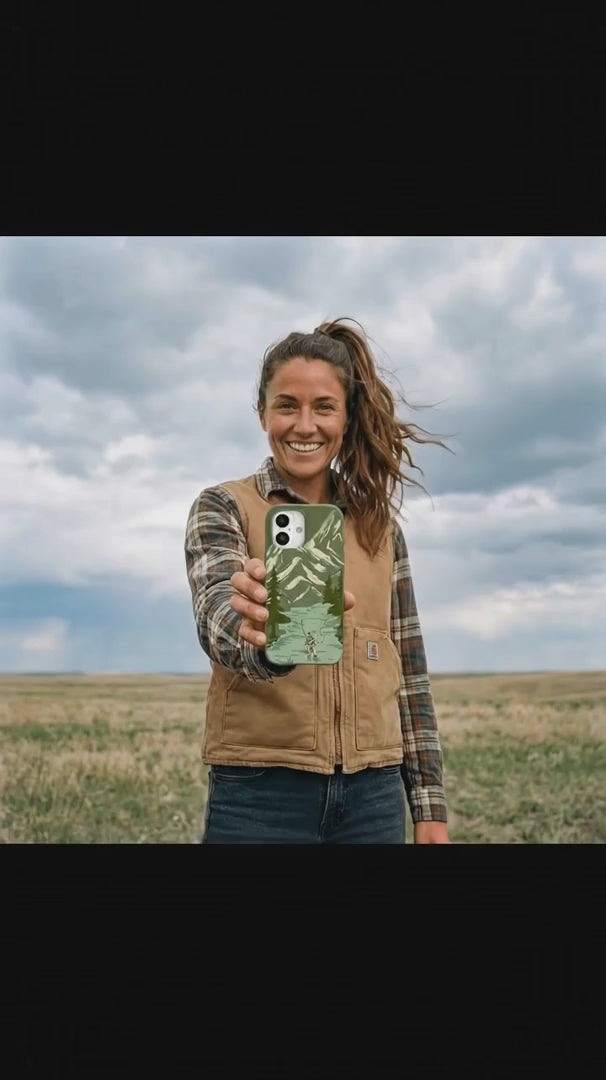 Forest Floor Morning Fishing iPhone 15 Case - Product video demonstration