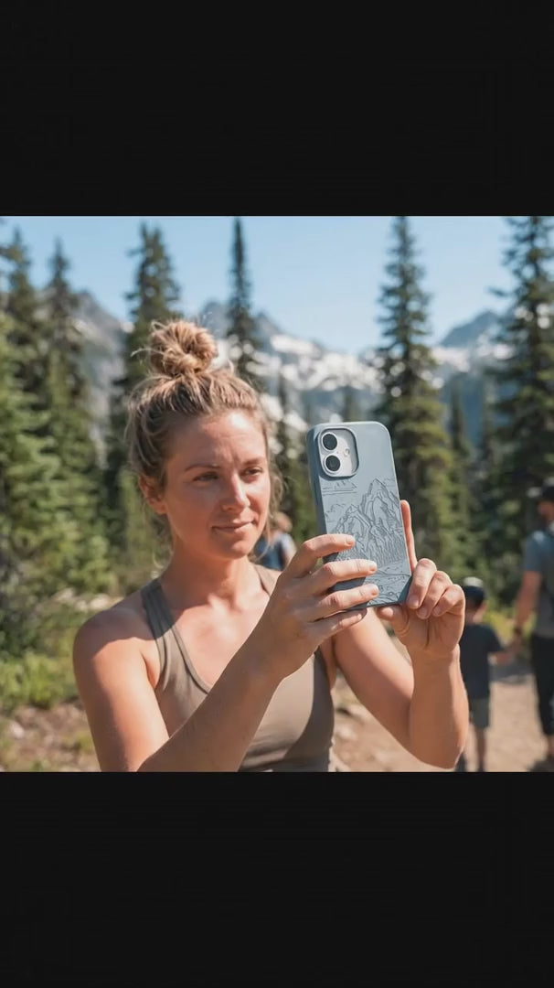 Powder Blue Rockies iPhone 16 Pro Case - Product video demonstration