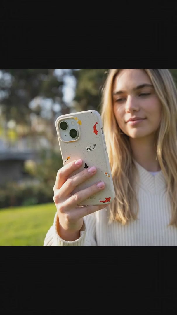 Seashell Lil Koi iPhone 16 Case - Product video demonstration