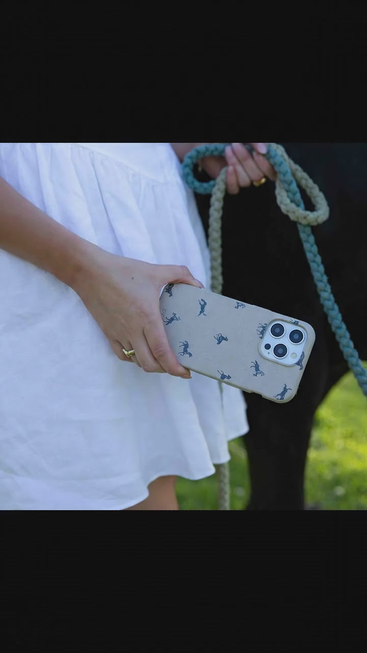 London Fog Mini Horses iPhone 17 Case - Product video demonstration