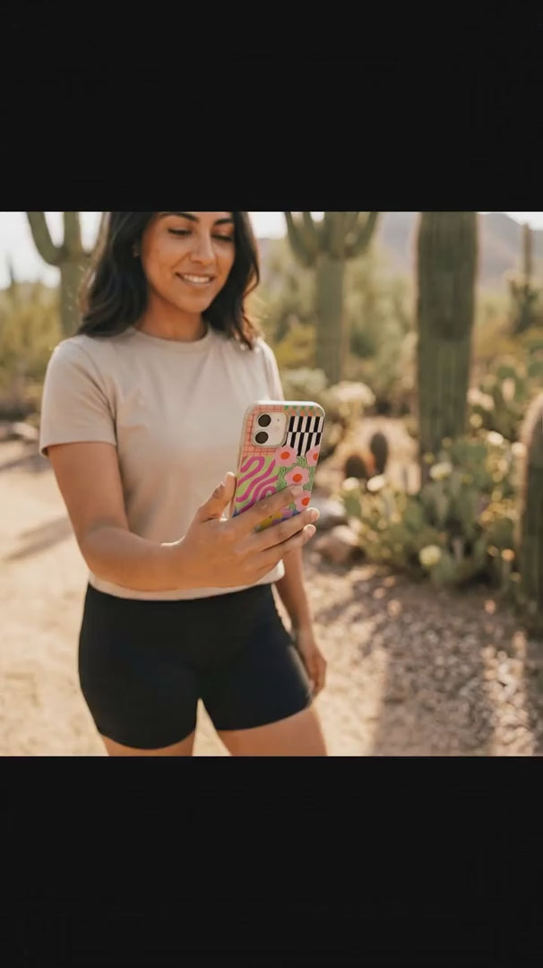 Seashell Abstract Cake iPhone 16 Case - Product video demonstration