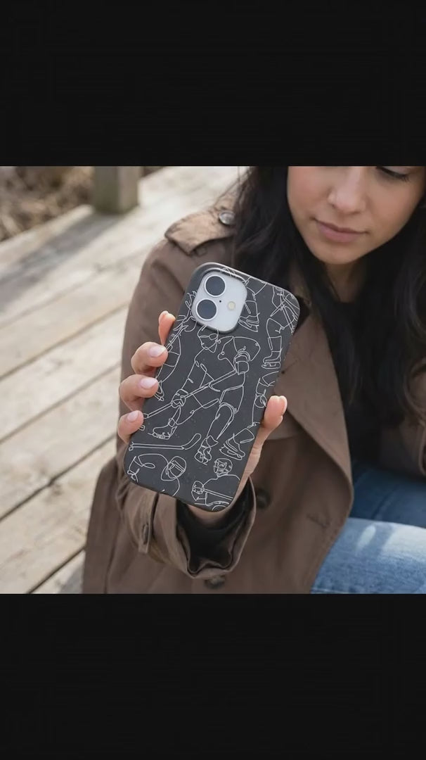 Black Play Sketch iPhone 17 Pro Case - Product video demonstration