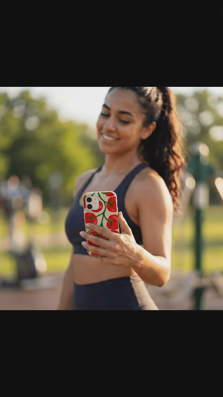 Seashell Tomato Tango iPhone 17 Case - Product video demonstration