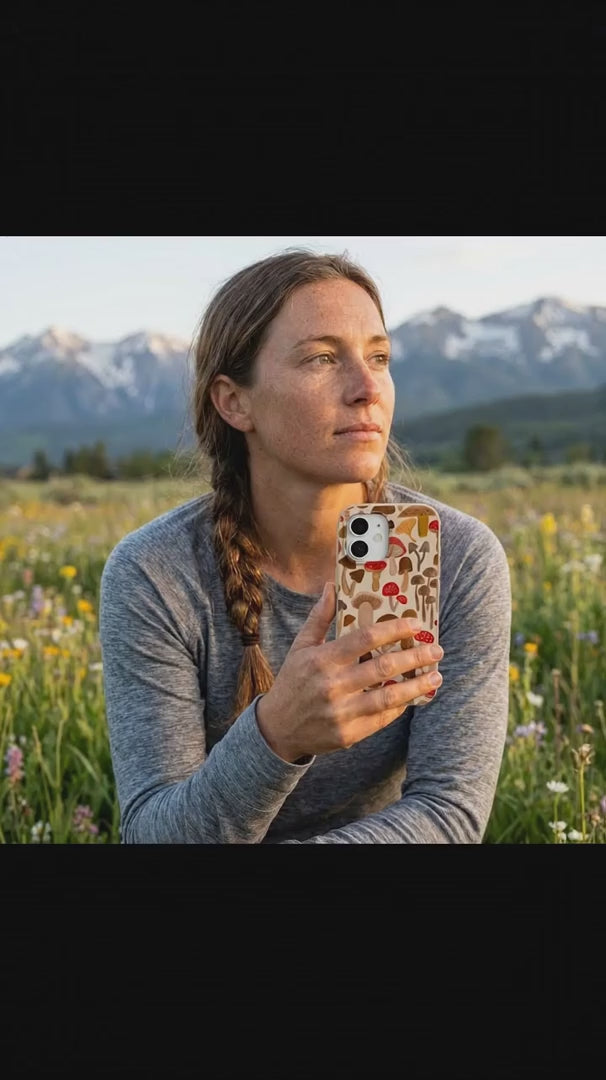 Seashell Shroomy Days iPhone 15 Case - Product video demonstration