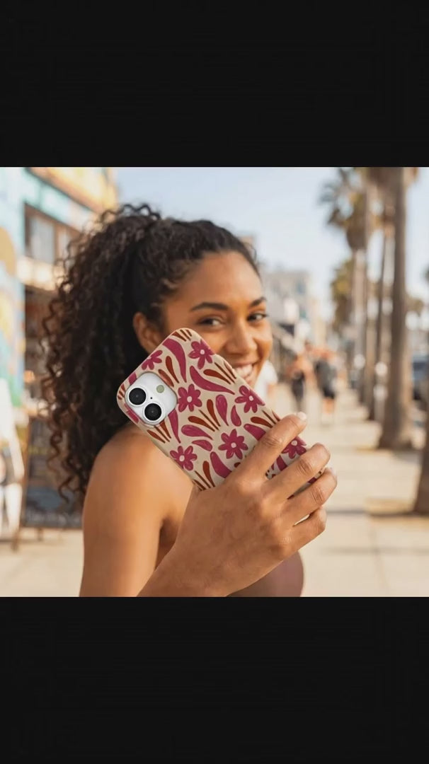 Seashell Flower Stack iPhone 17 Pro Case - Product video demonstration