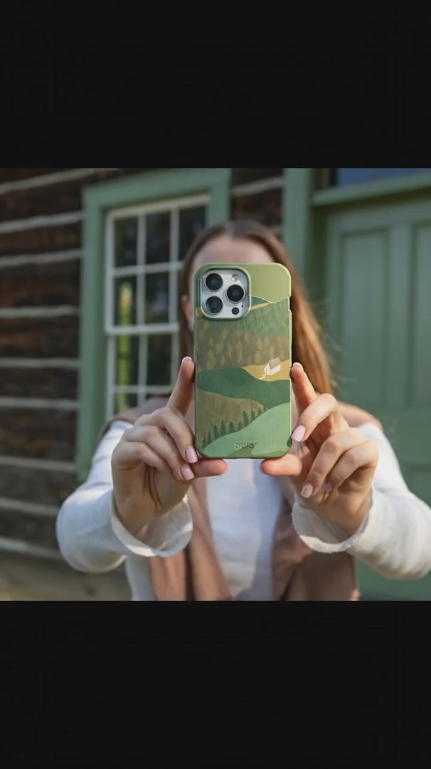 Forest Floor Mountain Nest iPhone 15 Case - Product video demonstration
