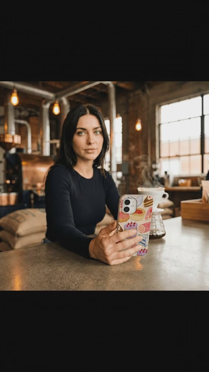 Seashell Crayon Pastries iPhone 17 Case - Product video demonstration