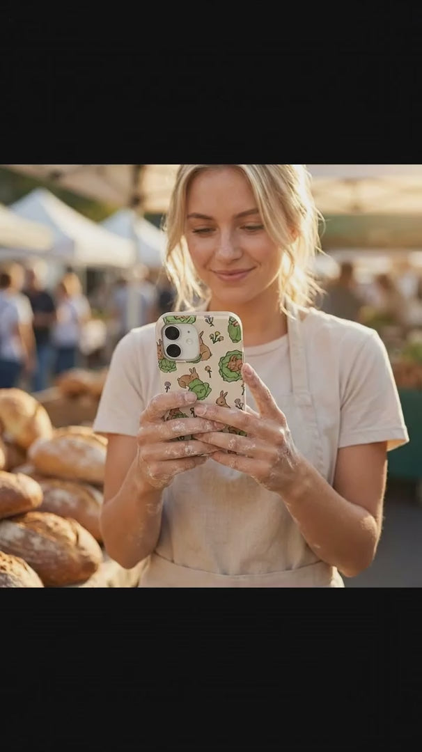 Seashell Garden Snack iPhone 15 Case